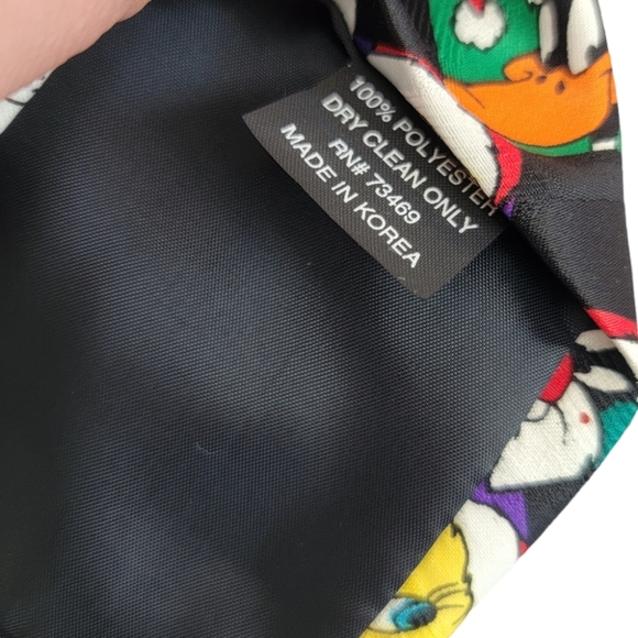 Vintage 90's Looney Tunes Mania Christmas Holiday Classic Necktie OS - Picture 4 of 4
